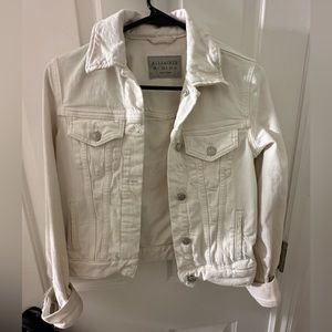 Allsaints white denim jacket